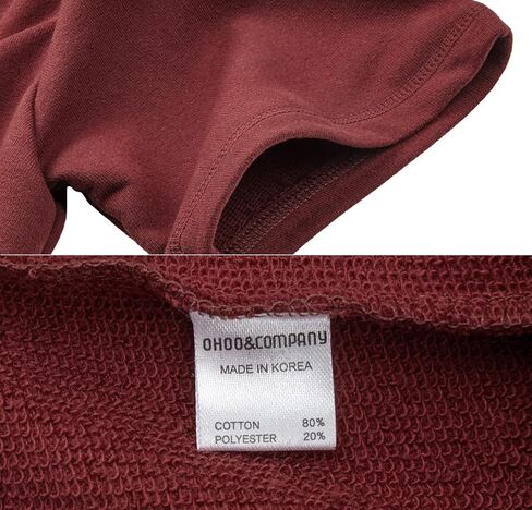 Ohoo Mens French Terry Hoodie Pullover Short Sleeve Lightweight Super Soft Hooded Sweatshirt in Saudi Arabia