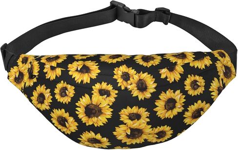 Mushroom Large Crossbody Fanny Pack Belt Bag With 3 Zipper Pockets, Gifts For Sports Festival Workout Traveling Running Casual Hands Free Waist Pack Wallets Phone Bag in Saudi Arabia