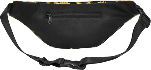 Mushroom Large Crossbody Fanny Pack Belt Bag With 3 Zipper Pockets, Gifts For Sports Festival Workout Traveling Running Casual Hands Free Waist Pack Wallets Phone Bag in Saudi Arabia
