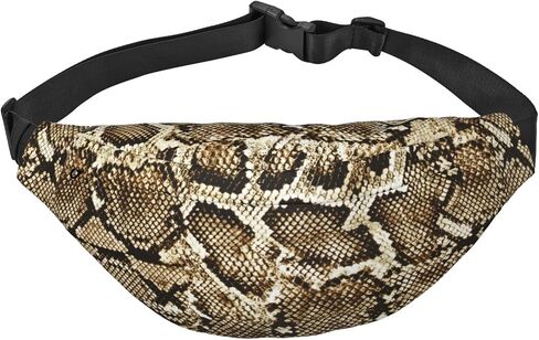 Mushroom Large Crossbody Fanny Pack Belt Bag With 3 Zipper Pockets, Gifts For Sports Festival Workout Traveling Running Casual Hands Free Waist Pack Wallets Phone Bag in Saudi Arabia