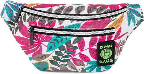 Dime Bags Paradise Pack | Water-Resistant Fanny Pack | Large Travel Waist Bag (Blue Jungle) in Saudi Arabia