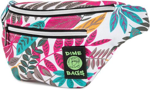 Dime Bags Paradise Pack | Water-Resistant Fanny Pack | Large Travel Waist Bag (Blue Jungle) in Saudi Arabia
