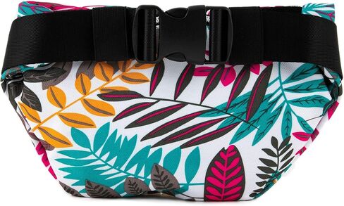 Dime Bags Paradise Pack | Water-Resistant Fanny Pack | Large Travel Waist Bag (Blue Jungle) in Saudi Arabia