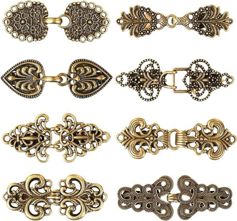 8 قطع خمر سترة كليب سترة كليب شال كليب الرجعية عباءة سترة كليب العتيقة دوامة طوق كليب المشابك سبيكة سلتيك بروش كليب للنساء in Kuwait