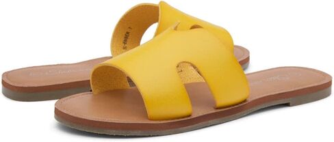 Shoe Land Womens SL-Ember Flat Sandals Slip on Slides Open Toe One Band Comfort Walking Sandal in Saudi Arabia