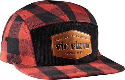 Vic Firth Standard Limited Edition 5 Panel Camp Hat, Red Flannel, One-Size in Saudi Arabia