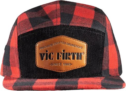Vic Firth Standard Limited Edition 5 Panel Camp Hat, Red Flannel, One-Size in Saudi Arabia