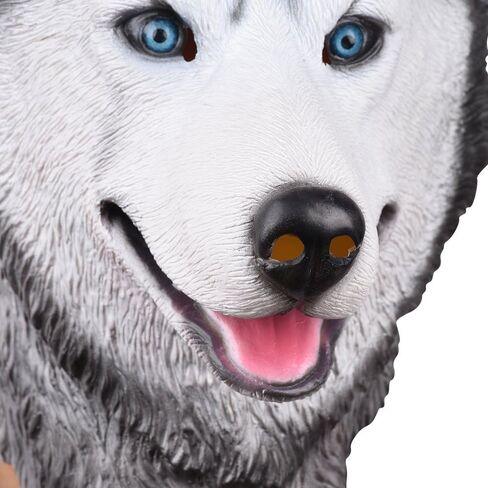 قصة الحفلة قناع رأس حيوان كلب الهاسكي السيبيري من اللاتكس، أقنعة مطاطية جديدة باللون الرمادي in Kuwait