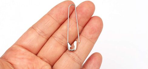 Safety pin earring 316L Surgical steel cartilage earrings for men women in Saudi Arabia