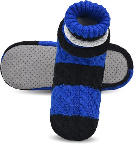 جوارب Keyela Slipper Socks ناعمة ومريحة سميكة للمنزل أحذية جورب داخلية مع نعل سفلي مضاد للانزلاق للرجال in Kuwait
