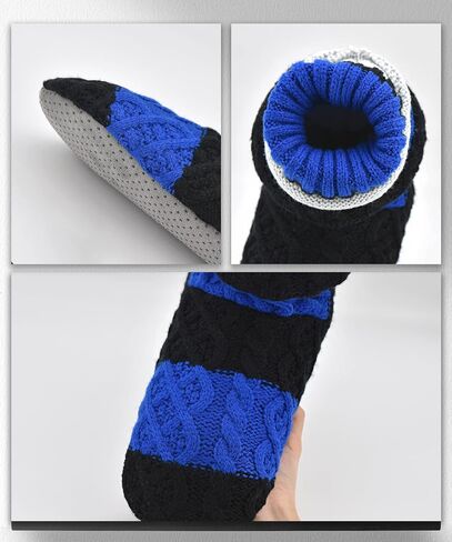 جوارب Keyela Slipper Socks ناعمة ومريحة سميكة للمنزل أحذية جورب داخلية مع نعل سفلي مضاد للانزلاق للرجال in Kuwait