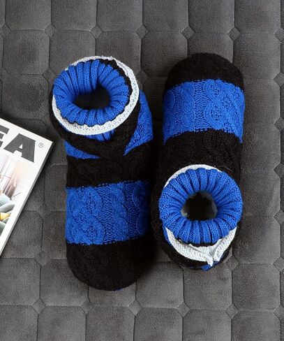 جوارب Keyela Slipper Socks ناعمة ومريحة سميكة للمنزل أحذية جورب داخلية مع نعل سفلي مضاد للانزلاق للرجال in Kuwait