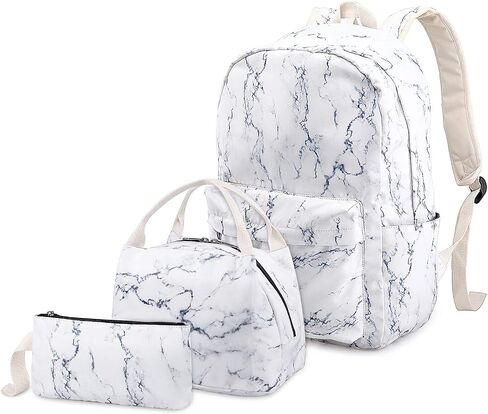 School Backpack for Teen Girls, Bookbag with Lunch Box and Pencil Case in Kuwait