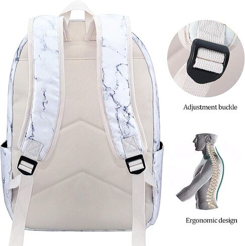 School Backpack for Teen Girls, Bookbag with Lunch Box and Pencil Case in Kuwait
