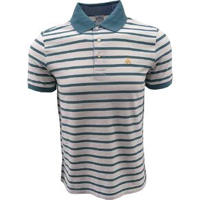 قميص بولو مخطط بقصة ضيقة من Brooks Brothers 1818
