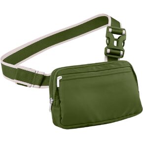 WALNEW Fanny Pack Belt Bag, Small Sling Crossbody Bags for Women Men Trendy, Fashion Waist Packs Everywhere Hip Bum Bag Over the Shoulder with Adjustable Strap for Travel Running Hiking