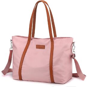 Laptop Bag Waterproof Lightweight Tote Bag for Women Nylon Briefcase Computer Work Shoulder Handbag Fits 15.6 inch Laptop in Saudi Arabia