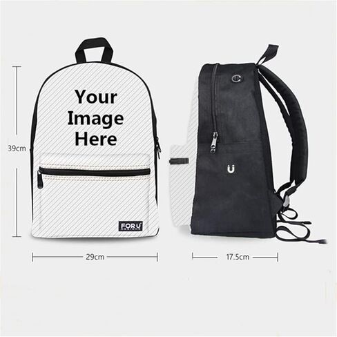 FOR U DESIGNS Fire Basketball Printed Boys School Backpacks Travel Rucksack Book Bag in Kuwait