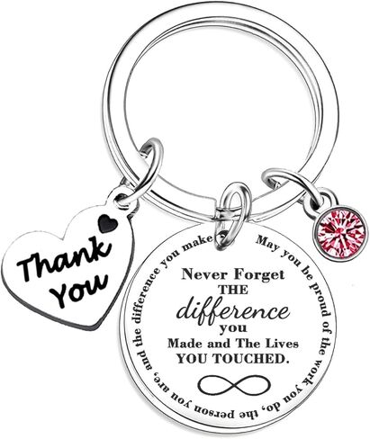 Nfyxcaz Leaving Gifts For Colleagues Retirement Keyring Never Forget The Difference You Made And The Lives You Touch in Kuwait