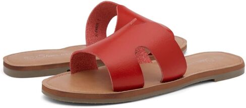 Shoe Land Womens SL-Ember Flat Sandals Slip on Slides Open Toe One Band Comfort Walking Sandal in Saudi Arabia