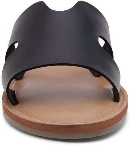 Shoe Land Womens SL-Ember Flat Sandals Slip on Slides Open Toe One Band Comfort Walking Sandal in Saudi Arabia