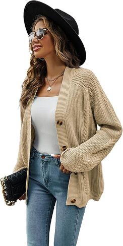 سترة نسائية من Ferriweel مفتوحة من الأمام وأكمام طويلة ومزودة بأزرار in Kuwait