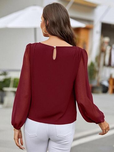 Womens Tops Dressy Casual,Long Sleeve Shirts for Women,Blouses for Women,T Shirts for Women,Womens Long Sleeve Tops in Saudi Arabia