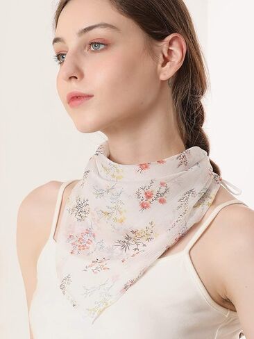 Silk Scarf Mask with Filter Pocket, Multifunctional Bandana Scarf with Adjustable Ear Loops in Saudi Arabia