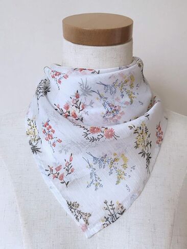 Silk Scarf Mask with Filter Pocket, Multifunctional Bandana Scarf with Adjustable Ear Loops in Saudi Arabia