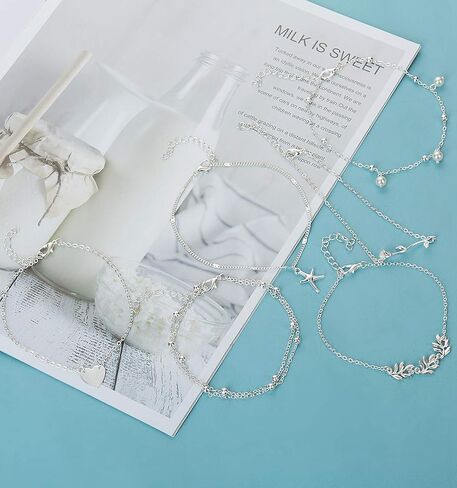 Masedy 24 قطعة الخلخال خواتم اصبع القدم للنساء الفتيات أساور الخلخال قابل للتعديل المفتوحة تو خاتم الشاطئ مجوهرات للقدم in Kuwait