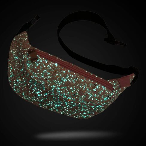 The Festival Fanny - Glitter And Glow Fanny Pack - Radiant Rose, Pink, one size in Saudi Arabia