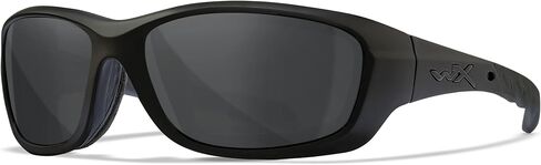 Wiley X WX Gravity Sunglasses, Safety Glasses for Men and Women, UV Eye Protection for Shooting, Fishing, Biking, and Extreme Sports, Matte Black Frames, Smoke Grey Tinted Lenses in Saudi Arabia
