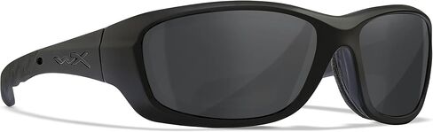 Wiley X WX Gravity Sunglasses, Safety Glasses for Men and Women, UV Eye Protection for Shooting, Fishing, Biking, and Extreme Sports, Matte Black Frames, Smoke Grey Tinted Lenses in Saudi Arabia