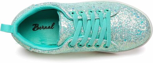 حذاء Bernal للفتيات اللامع خفيف الوزن سهل الارتداء حذاء رياضي أنيق لامع للأطفال الصغار/الأطفال الصغار/الأطفال الكبار in Kuwait