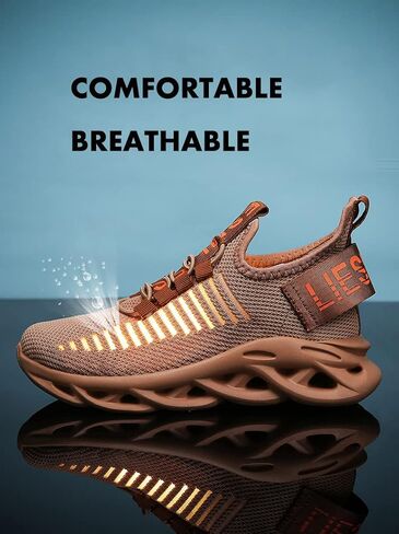 Carbetkid Boys Girls Lightweight Running Shoes Kids Slip On Athletic Walking Sneakers for Toddler/Little Kid/Big Kid in Saudi Arabia