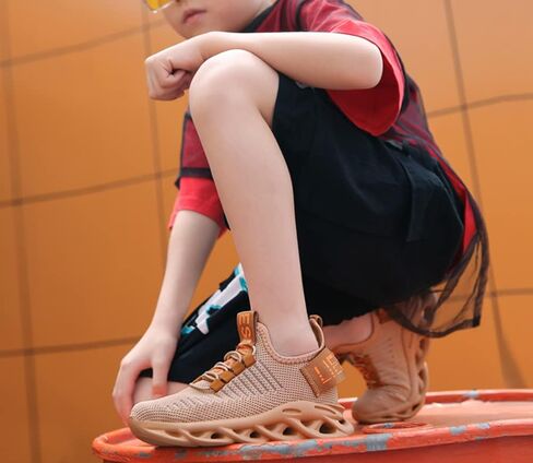 Carbetkid Boys Girls Lightweight Running Shoes Kids Slip On Athletic Walking Sneakers for Toddler/Little Kid/Big Kid in Saudi Arabia