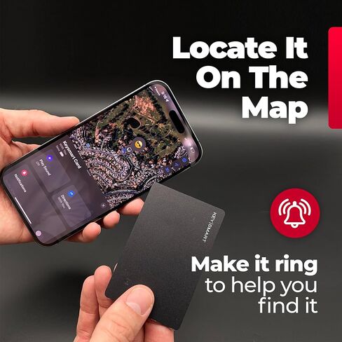 حزمة محفظة KeySmart STATIK Ultimate - محفظة Statik Pop Up Wallet SmartCard رفيعة لتتبع المحفظة - حجب RFID، تصميم بسيط والعثور على تطبيقي - يحمل إجمالي 15 بطاقة - ألومنيوم أسود in Kuwait