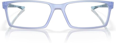 Oakley Men's OX8060 Overhead Rectangular Prescription Eyewear Frames, Matte Dark Stonewash Opaline/Demo Lens, 59 mm in Saudi Arabia