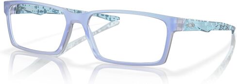 Oakley Men's OX8060 Overhead Rectangular Prescription Eyewear Frames, Matte Dark Stonewash Opaline/Demo Lens, 59 mm in Saudi Arabia
