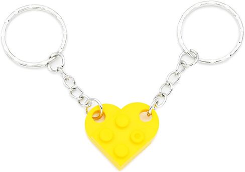 TTYY Friendship Gifts Best Friend Keychain Couples Keychain BFF Heart Key Ring Set Birthday Gifts for Kids Men Women 6 color in Kuwait
