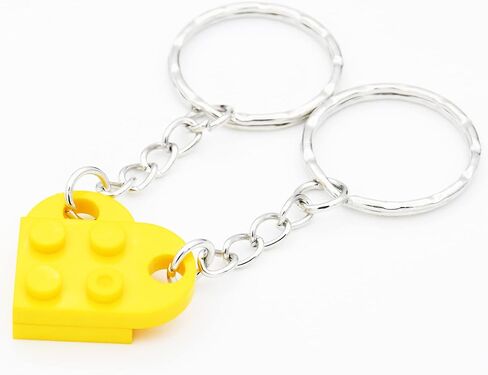 TTYY Friendship Gifts Best Friend Keychain Couples Keychain BFF Heart Key Ring Set Birthday Gifts for Kids Men Women 6 color in Kuwait