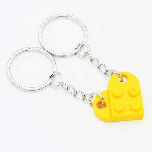 TTYY Friendship Gifts Best Friend Keychain Couples Keychain BFF Heart Key Ring Set Birthday Gifts for Kids Men Women 6 color in Kuwait