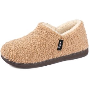 Zizor Women's Fuzzy Loafer Slippers House Shoes with Memory Foam in Kuwait