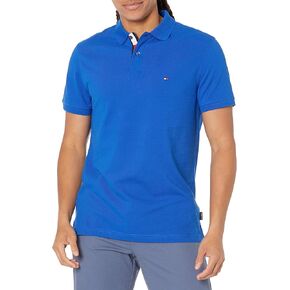 Tommy Hilfiger Men's Flag Placket Polo in Regular Fit in Saudi Arabia