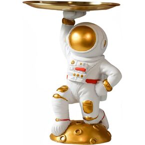 Makeup Pallet Spaceman Figurine Ring Jewelry Holder Astronaut Jewelry Tray Organizer Snack Dish Key Tray for Office Home Desk Organizer Decor Accessories Car Tray in Saudi Arabia