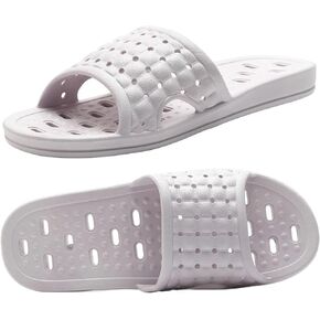 ktprniy Bath Slippers with Drainage Holes, Quick-Drying Non-Slip Slippers Dormitory Home Bathroom Slippers Unisex
