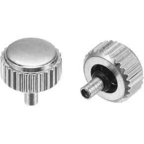 uxcell Watch Crown SUS304 w Head Long Stem