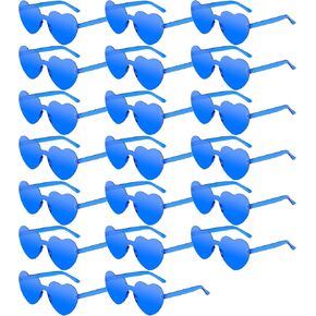 VJJB نظارات شمسية على شكل قلب للنساء، نظارات على شكل قلب وردي إكسسوارات أزياء العازبة لحفلات باربي وأعياد الميلاد 6 أزواج in Kuwait