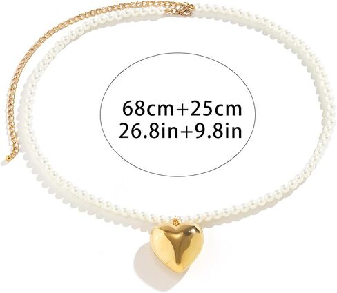 Sexy Simple Pearl Waist Chain Belt Summer Beach Beaded Belly Body Chain Jewelry Festival Rave Pearl Belly Belt Bikini Heart Pendant Body Accessory Jewelry for Women in Saudi Arabia