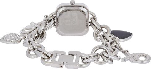 XOXO Women's XO7026 Silver Dial Silver-tone Charm Bracelet Watch in Saudi Arabia
